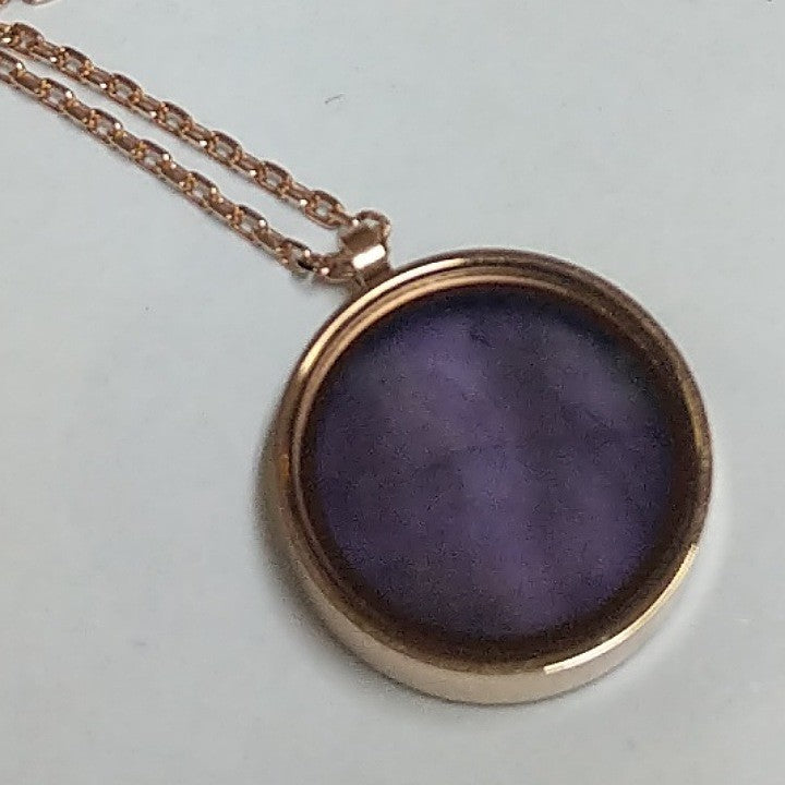 AMETHYST ROSE GOLD NECKLACE