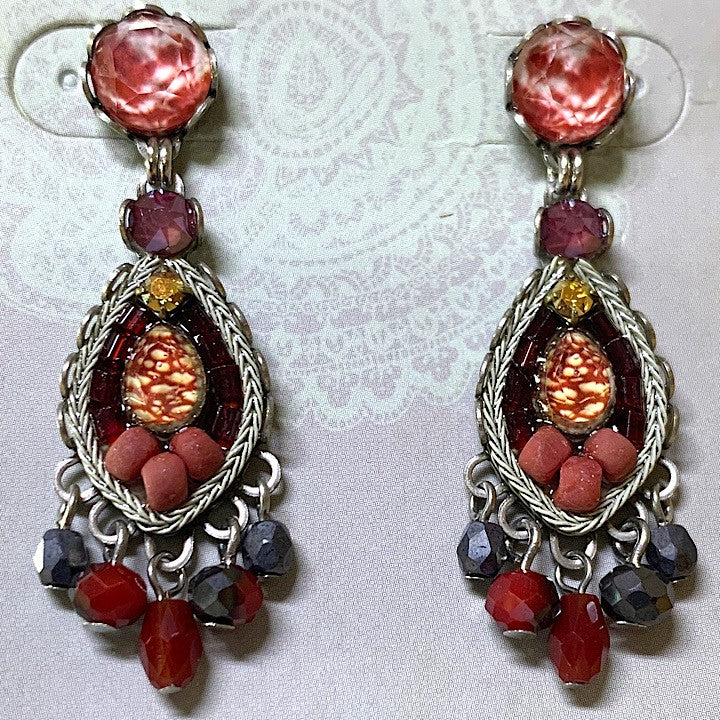 AYALABAR EARRINGS ROSE TONES