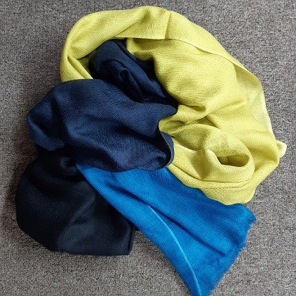 WOOL SCARF BROAD STRIPES