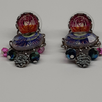 AYALABAR EARRINGS MAUVE