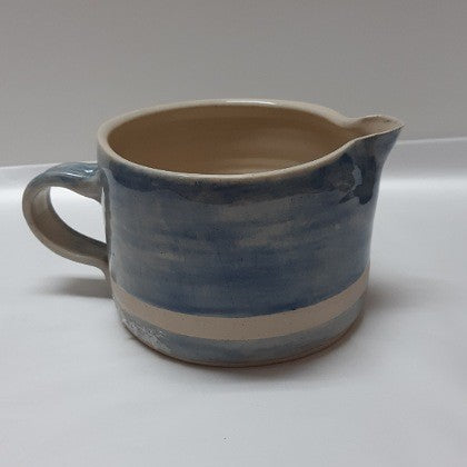 WONKI WARE CUSTARD JUG BLUE