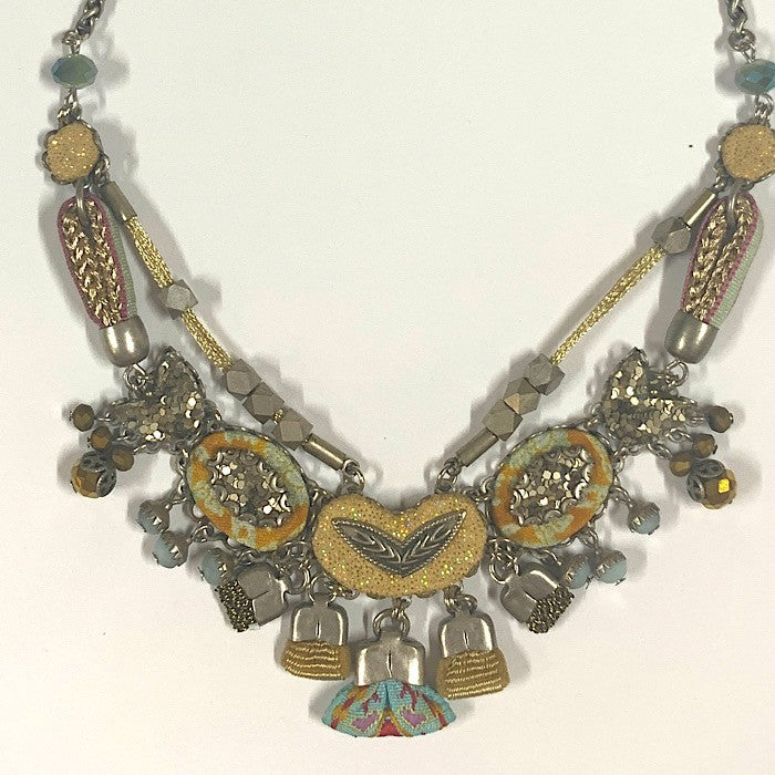 AYALABAR NECKLACE SHORT TAUPE