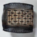 MILENA ZU BANGLE SILK THREAD THROUGH BRASS PLATED SILVER WEAVE