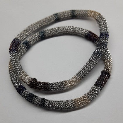 MILENA ZU PAIR CROCHETED SNAKE BRACELET