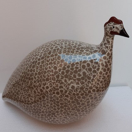 CERAMIC GUINEA FOWL GREY