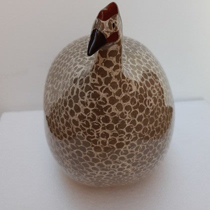 CERAMIC GUINEA FOWL GREY