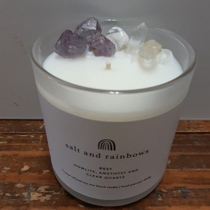 CANDLE WITH CRYSTALS DRIFTWOOD 2