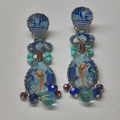 AYALABAR EARRINGS OCEAN COLOURS