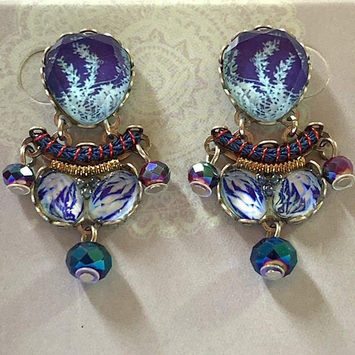 AYALBAR EARRINGS BLUE OCEAN