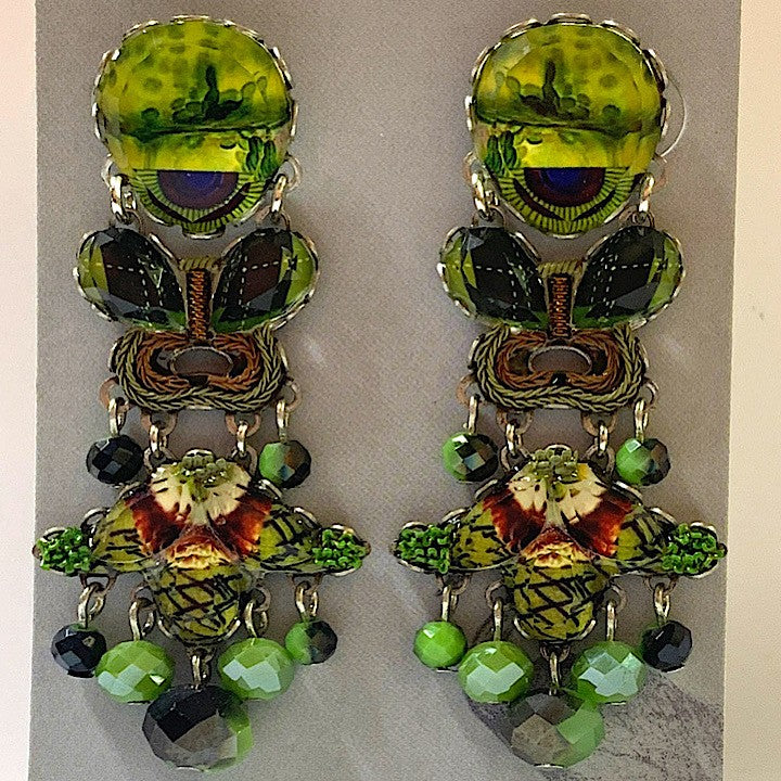 AYALBAR EARRINGS GREEN MEADOW EARRINGS