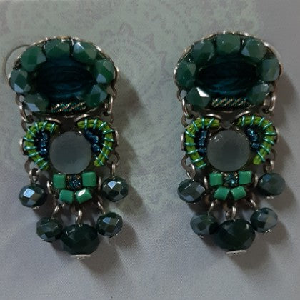 AYALBAR TEAL EARRINGS