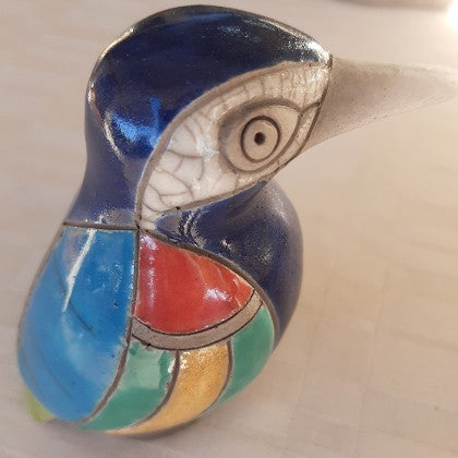 COLOURFUL CERAMIC KINGFISHER