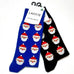 COTTON SOCKS BLUE SANTA 6 - 11