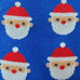 COTTON SOCKS BLUE SANTA 6 - 11