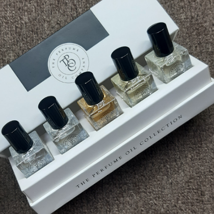 PERFUME OIL GIFT BOX FIVE FRAGRANCES