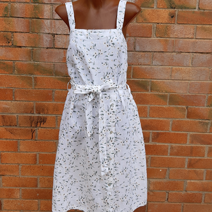 PUROLINO GREEN FLORAL LUCY DRESS