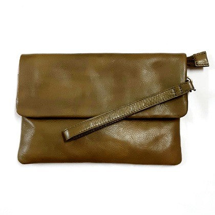 LEATHER EVENT CLUTCH BAG