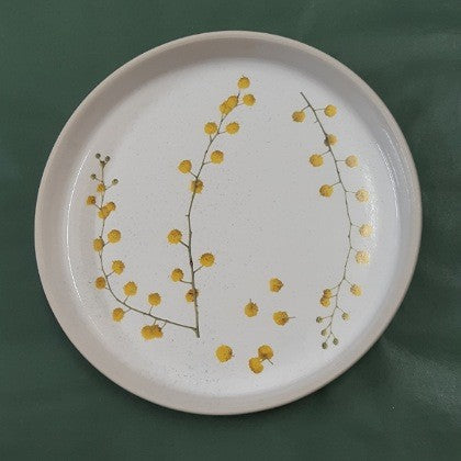 ANGUS AND CELESTE WATTLE SPRIGS PLATE