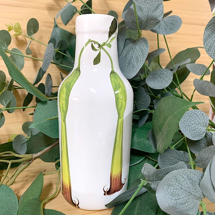 ANGUS AND CELESTE VASE WITH ANGELS TRUMPET