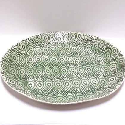 WONKIWARE CHEESE PLATTER GREEN