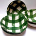 GREEN GINGHAM PASTA BOWL