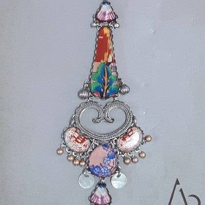 AYALABAR NECKLACE LONG MULTICOLOURED