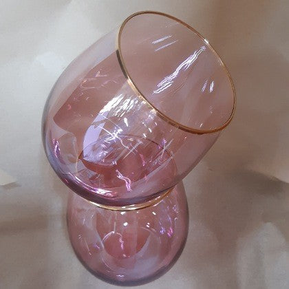 GLASS TUMBLERS SET OF 2
