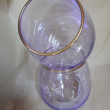 GLASS TUMBLERS SET OF 2