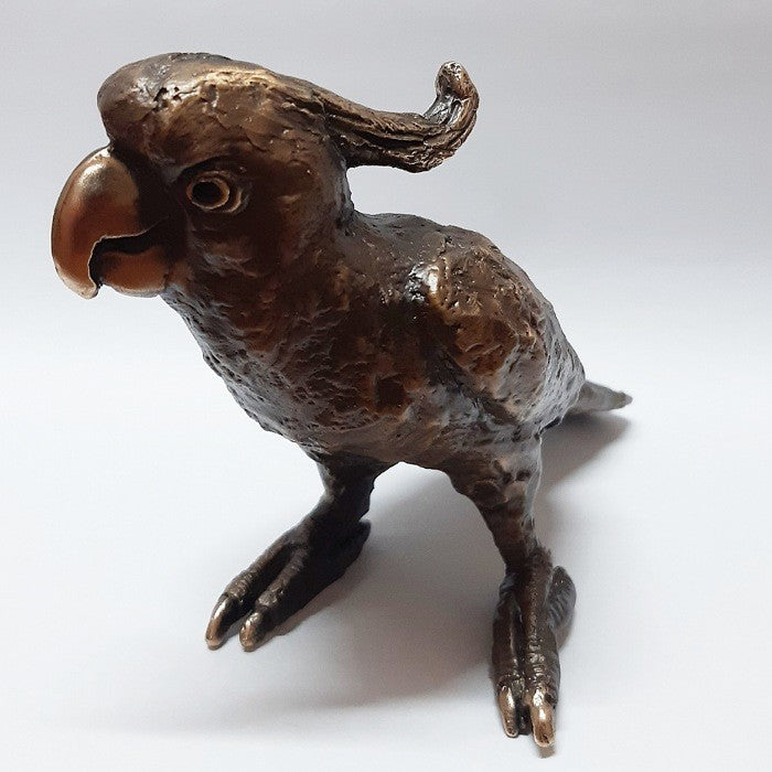 BRONZE FIGURINE PETE SMIT COCKATOO