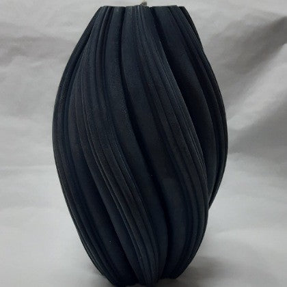 CANDLE SWIRL LARGE BLACK