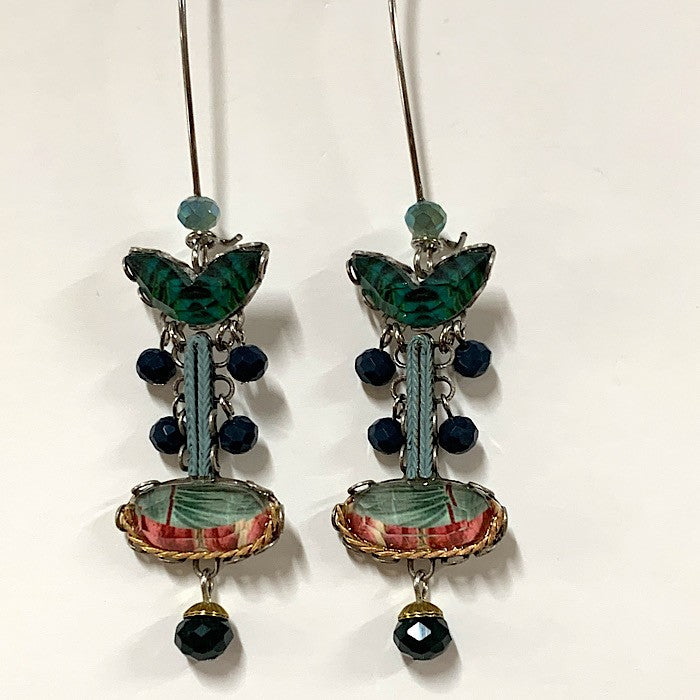 AYALABAR EARRINGS BUTTERFLY ON WIRE