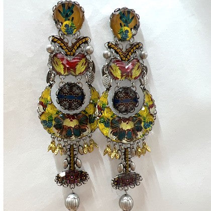 AYALABAR EARRINGS SAFFRON BEAUTY