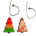 EARRINGS REVERSIBLE CHRISTMAS TREE