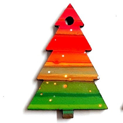 EARRINGS REVERSIBLE CHRISTMAS TREE