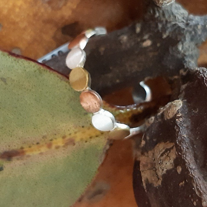 RING STERLING SILVER BRASS COPPER SPOT