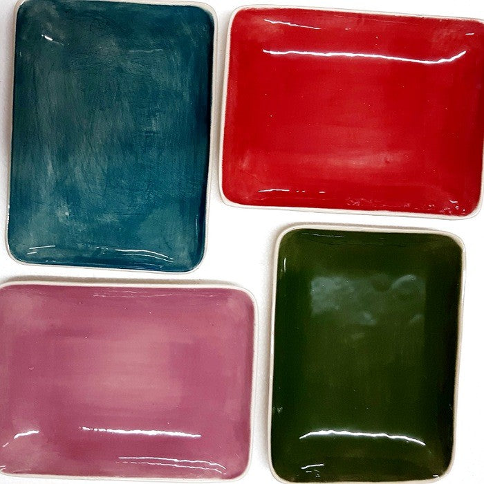 WONKI WARE RECTANGULAR SAUCER PLATE