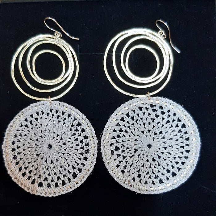 BILUM AND BILAS SWIRL EARRINGS GOLD