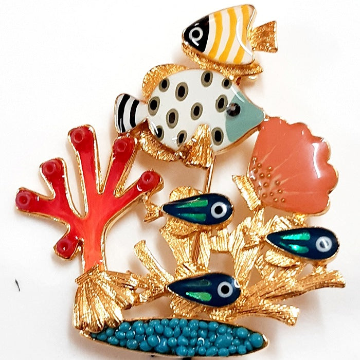 FUNKY FRENCH JEWELLERY UNDERWATER SCENE