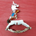 TRINKET BOX WHITE ROCKING HORSE