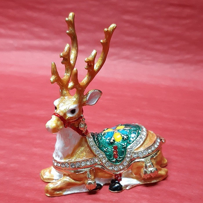CHRISTMAS TRINKET BOX REINDEER