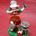 CHRISTMAS TRINKET BOX SANTA BARBEQUEING