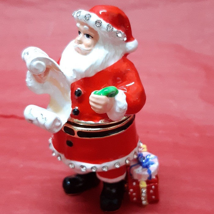 TRINKET BOX SANTAS CHRISTMAS LIST