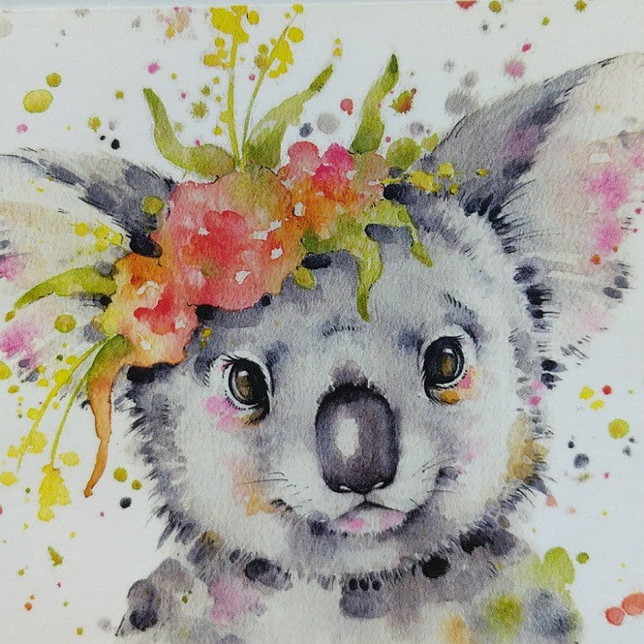 GREETING CARD WATERCOLOUR KOALA