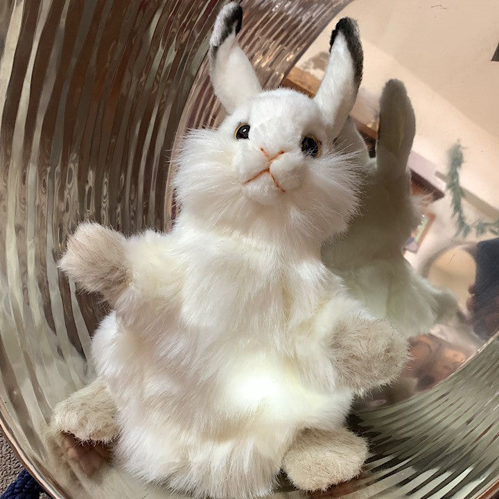 HAND PUPPET WHITE RABBIT