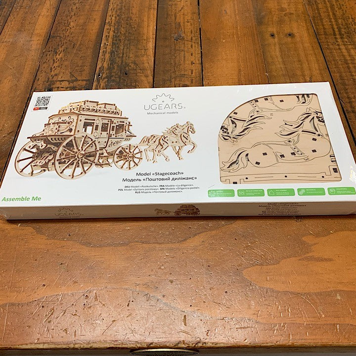 UGEARS MECHANICAL STAGECOACH MODEL