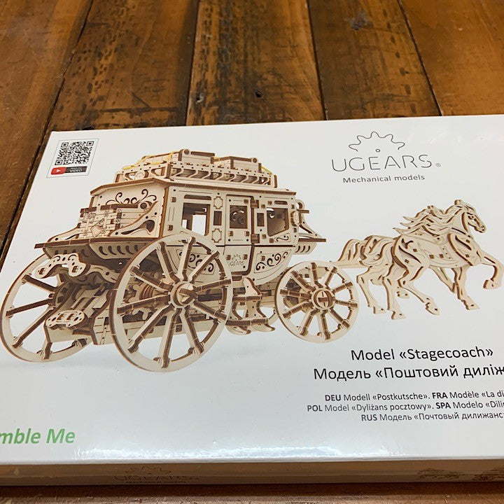 UGEARS MECHANICAL STAGECOACH MODEL