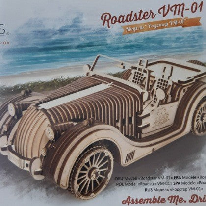 UGEARS MECHANICAL ROADSTER MODEL