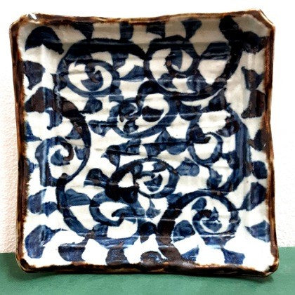 CERAMIC JAPANESE SQUARE PLATE
