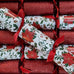 6 LUXURY CHRISTMAS CRACKERS POINSETTIA 13 INCH
