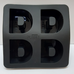 DRINKS PLINKS ICE CUBE TRAY LETTER D